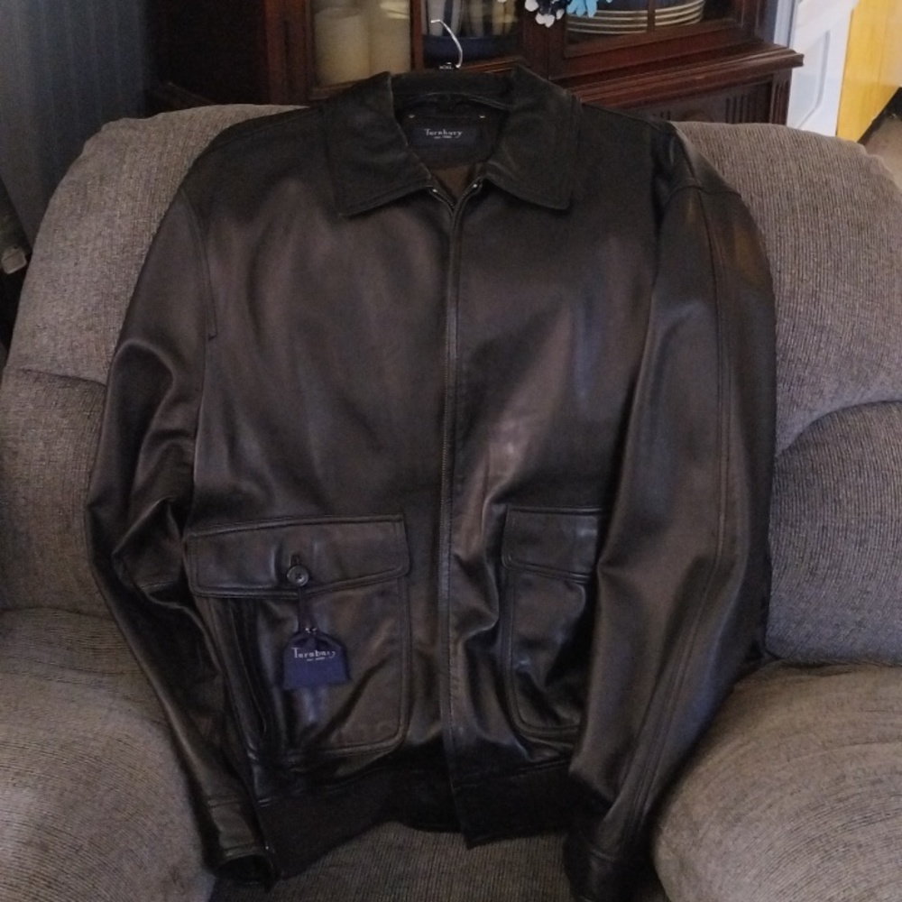 Men's leather jacket